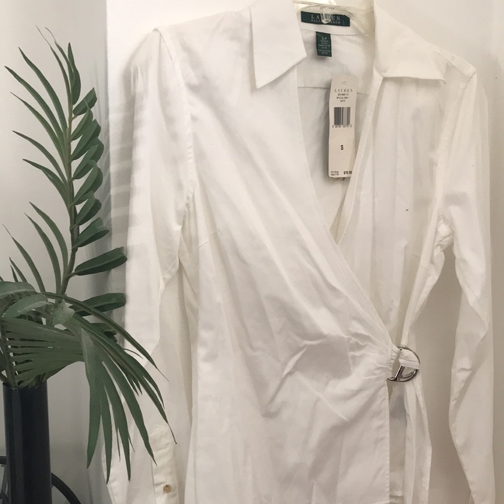 Ralph Lauren wrap body top